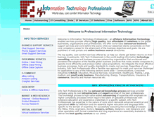 Tablet Screenshot of infotechprofessionals.com